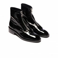 L'INTERVALLE WOMEN Victory Black Leather