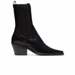 L'INTERVALLE Alacantra Black Leather