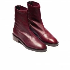 L'INTERVALLE Delancy Bordeaux Leather WOMEN