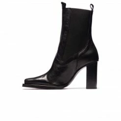 L'INTERVALLE WOMEN Ramone Black Leather