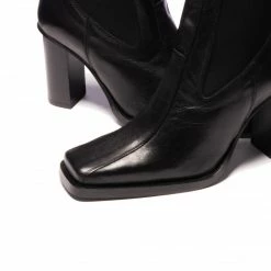 L'INTERVALLE WOMEN Ramone Black Leather