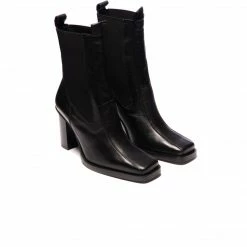 L'INTERVALLE WOMEN Ramone Black Leather
