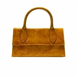 L'INTERVALLE Cameroon Tan Shiny Croco