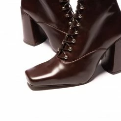 L'INTERVALLE WOMEN Corsa Brown Leather