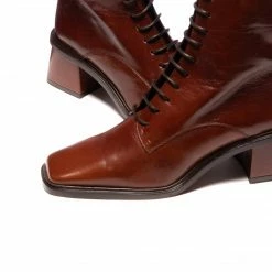 L'INTERVALLE Moffat Chestnut Leather WOMEN