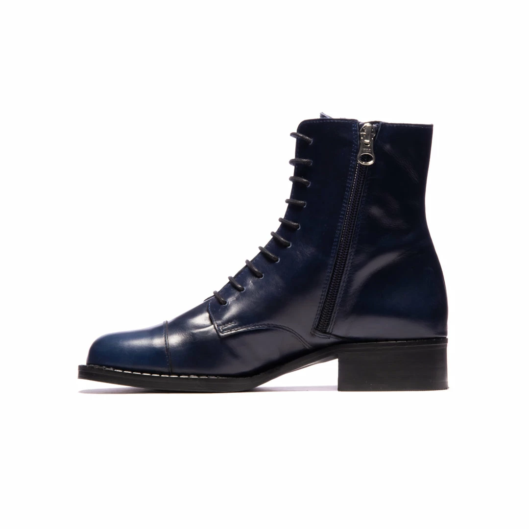 L'INTERVALLE Antibes Navy Leather WOMEN 3 L'INTERVALLE Antibes Navy Leather WOMEN