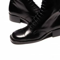 L'INTERVALLE Antibes Black Leather WOMEN