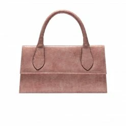 L'INTERVALLE Cameroon Light Pink Shiny Croco WOMEN