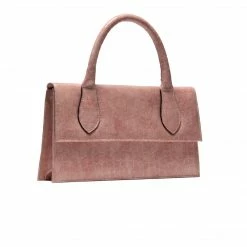 L'INTERVALLE Cameroon Light Pink Shiny Croco WOMEN