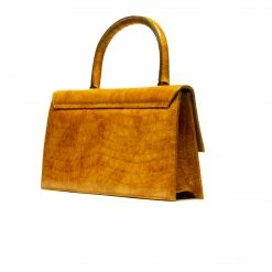 L'INTERVALLE Cameroon Tan Shiny Croco 5 L'INTERVALLE Cameroon Tan Shiny Croco