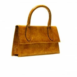 L'INTERVALLE Cameroon Tan Shiny Croco