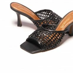 L'INTERVALLE WOMEN Honesty Black Leather