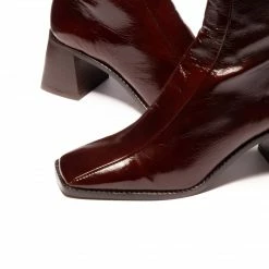 L'INTERVALLE WOMEN Bogart Chestnut Leather