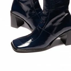 L'INTERVALLE Cortland Navy Leather WOMEN