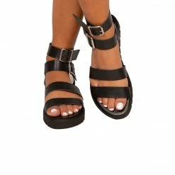 L'INTERVALLE Bethel Black Leather WOMEN