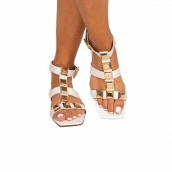 L'INTERVALLE Feya White Leather WOMEN