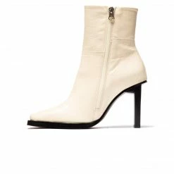 L'INTERVALLE Hylan Off White Leather WOMEN