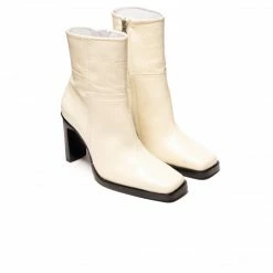 L'INTERVALLE Hylan Off White Leather WOMEN