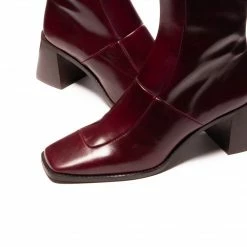L'INTERVALLE Bendigo Bordeaux Leather WOMEN