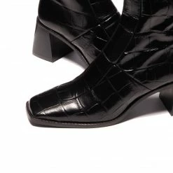 L'INTERVALLE Bendigo Black Croco WOMEN 9 L'INTERVALLE Bendigo Black Croco WOMEN