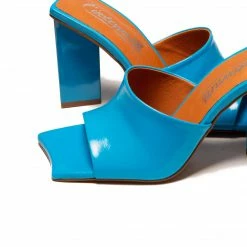 L'INTERVALLE Matala Electric Blue Leather WOMEN