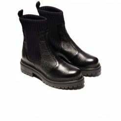 L'INTERVALLE WOMEN Chief Black Leather