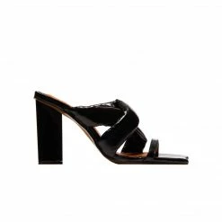 L'INTERVALLE WOMEN Gialos Black Leather