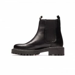 L'INTERVALLE Mansfield Black Leather WOMEN