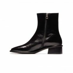 L'INTERVALLE Dubbo Black Leather WOMEN