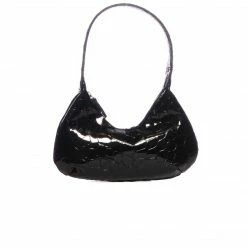 L'INTERVALLE Mallory Black Shiny Croco WOMEN