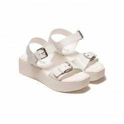 L'INTERVALLE WOMEN Trapani White Leather