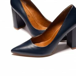 L'INTERVALLE WOMEN Ciara Navy Leather