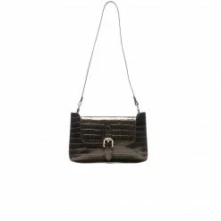 L'INTERVALLE WOMEN Solange Dark Green Croco
