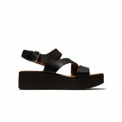 L'INTERVALLE WOMEN Milazzo Black Leather