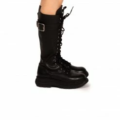 L'INTERVALLE Frankerton Black Leather WOMEN