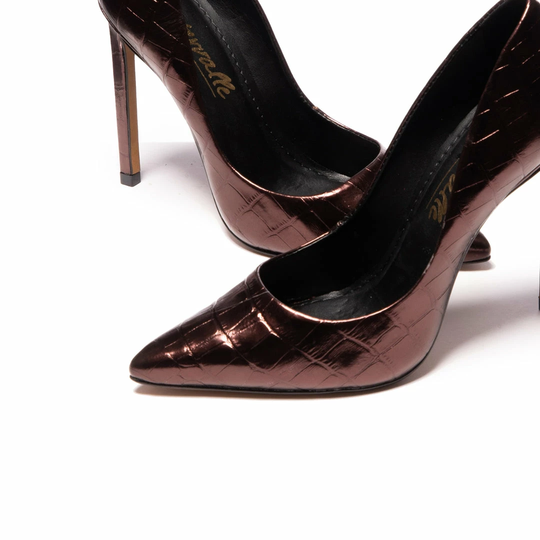 L'INTERVALLE Renata Bronze Croco 5 L'INTERVALLE Renata Bronze Croco