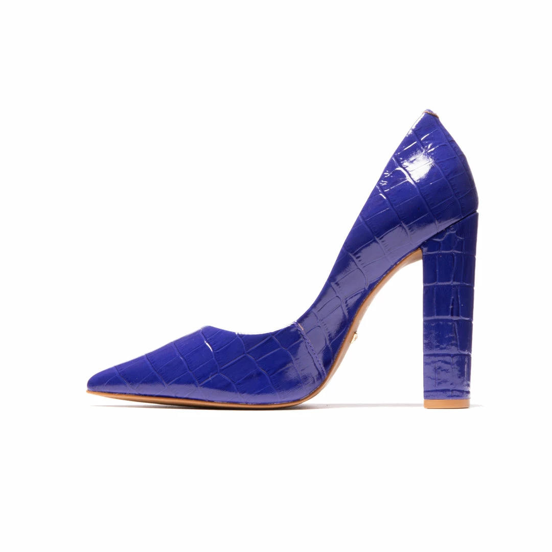 L'INTERVALLE Antonella Violet Patent Croco 3 L'INTERVALLE Antonella Violet Patent Croco