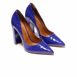L'INTERVALLE Antonella Violet Patent Croco