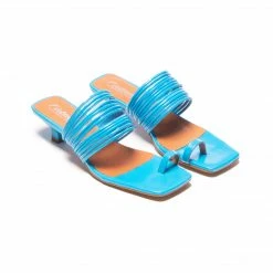 L'INTERVALLE WOMEN Daquiri Electric Blue Leather