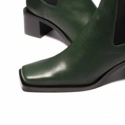 L'INTERVALLE Albans Dark Green Leather