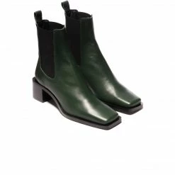 L'INTERVALLE Albans Dark Green Leather