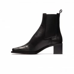 L'INTERVALLE Albans Black Leather WOMEN