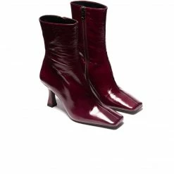 L'INTERVALLE Orla Bordeau Leather WOMEN