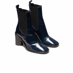 L'INTERVALLE Barnes Navy Leather WOMEN