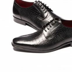 L'INTERVALLE Leo Black Croco 8 L'INTERVALLE Leo Black Croco