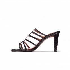 L'INTERVALLE WOMEN Souad Black Vintage Snake