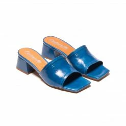 L'INTERVALLE WOMEN Dannie Dark Blue Leather