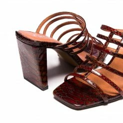 L'INTERVALLE WOMEN Souad Red Vintage Snake