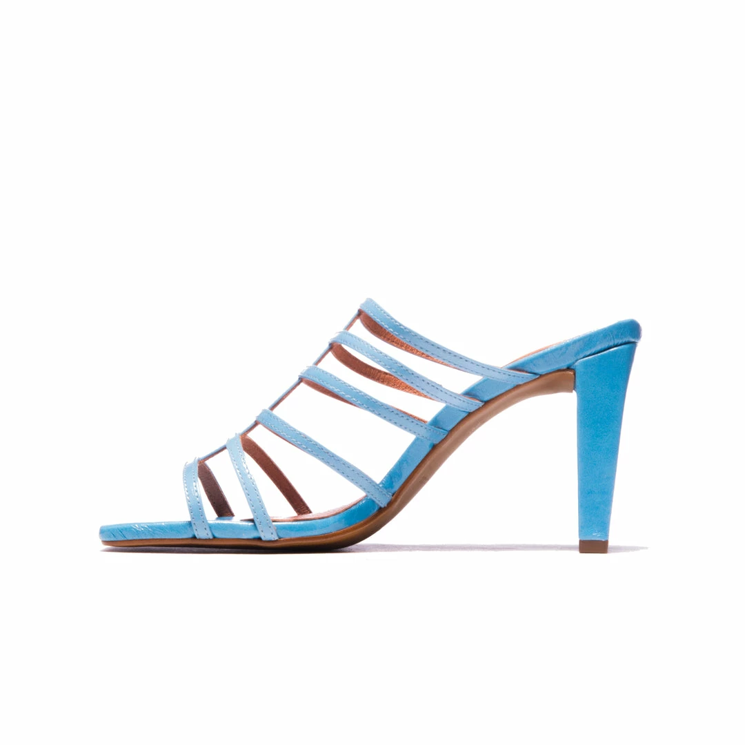 L'INTERVALLE WOMEN Souad Blue Leather 2 L'INTERVALLE WOMEN Souad Blue Leather