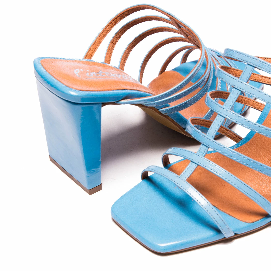 L'INTERVALLE WOMEN Souad Blue Leather 4 L'INTERVALLE WOMEN Souad Blue Leather